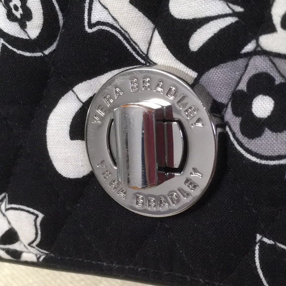 Vera Bradley Turn Lock Shoulder Crossbody Bag in Midnight Paisley - Picture 3 of 13